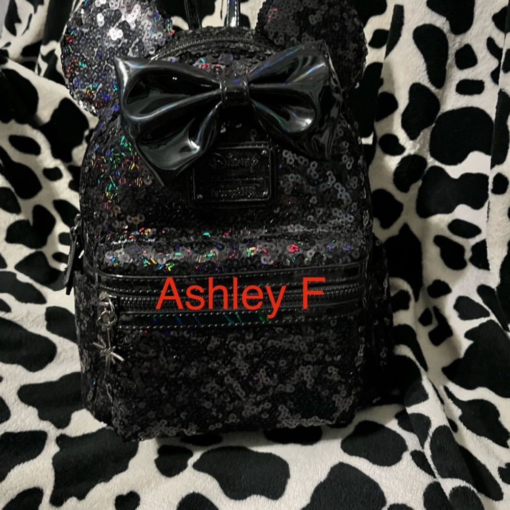 Celestial Black Sequins Loungefly Backpack - image 1